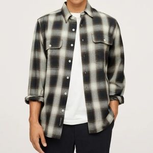 Mango Checked Flannel Shirt